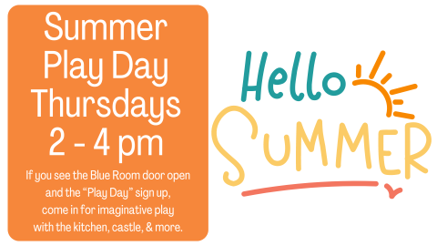 Summer Play Day Sign