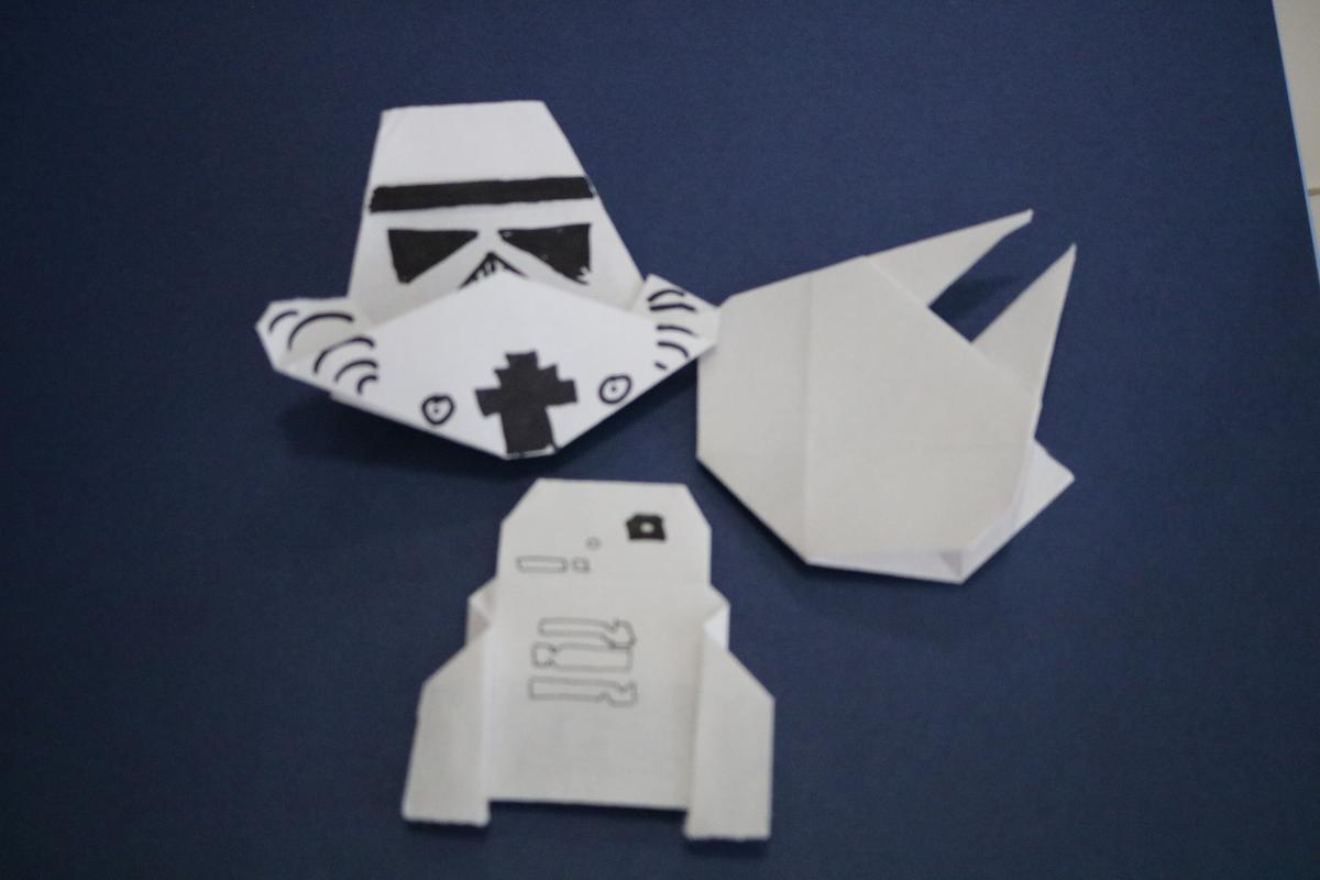 Star Wars origami examples